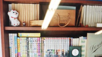 anan-editors-1928-3-topics | 本誌には紹介できなかったのですが、某お宅の本棚に大好きなマンガを発見！　こういうのも、他人のおうちにお邪魔したときの、嬉しい偶然ですよね。