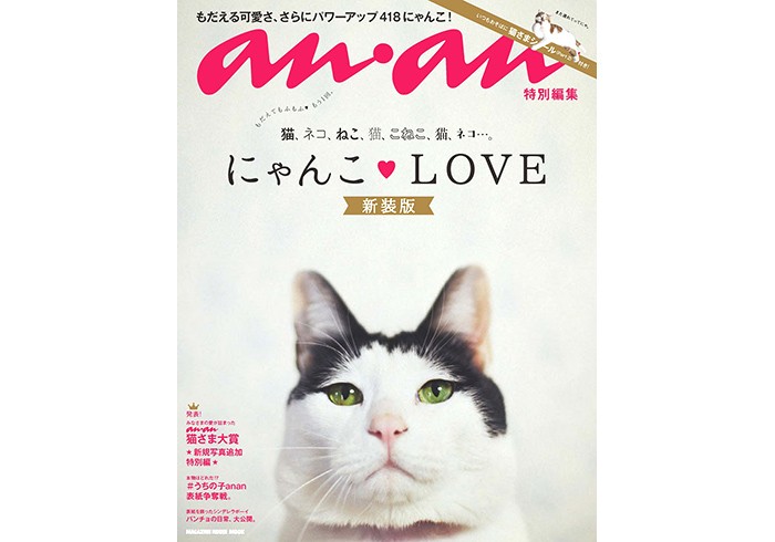 anan猫特集の新装版「にゃんこLOVE新装版」が発売中！ | anan