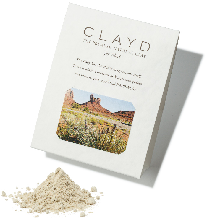CLAYD “ONE TIME”￥500（30g×1袋、1回分）クレイド・ジャパン☎03･6450･5559