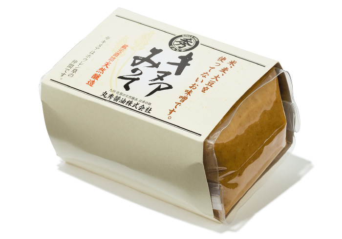 キヌアみそ ￥1,782（500g）税込み 丸秀醤油☎0120･32･1141 http://www.shizen1.com