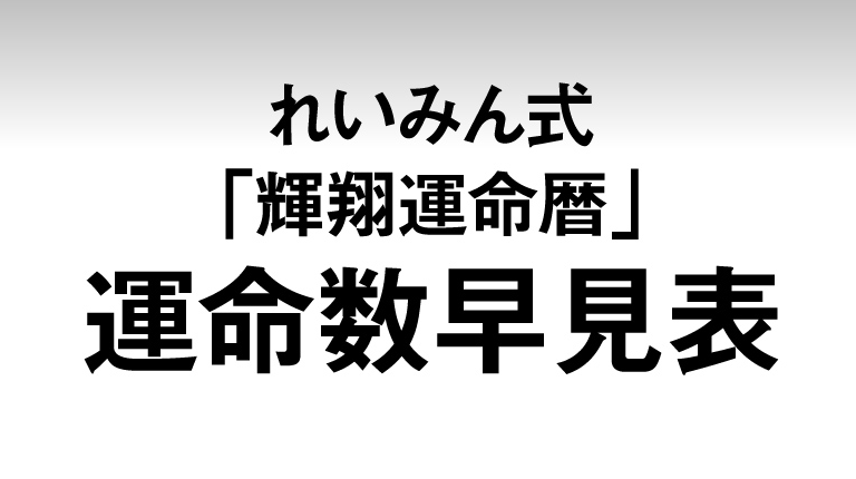 Anan 58号仕事運 金運は運勢の鍵 17年後半 れいみん式 輝翔運命暦 早見表 Anan マガジンワールド