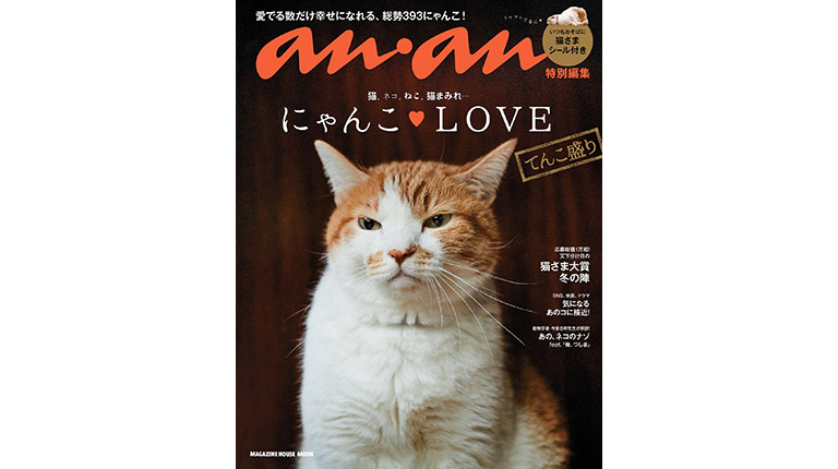 人気の『にゃんこ♥LOVE』がムックで登場！ にゃんこがてんこ盛りです